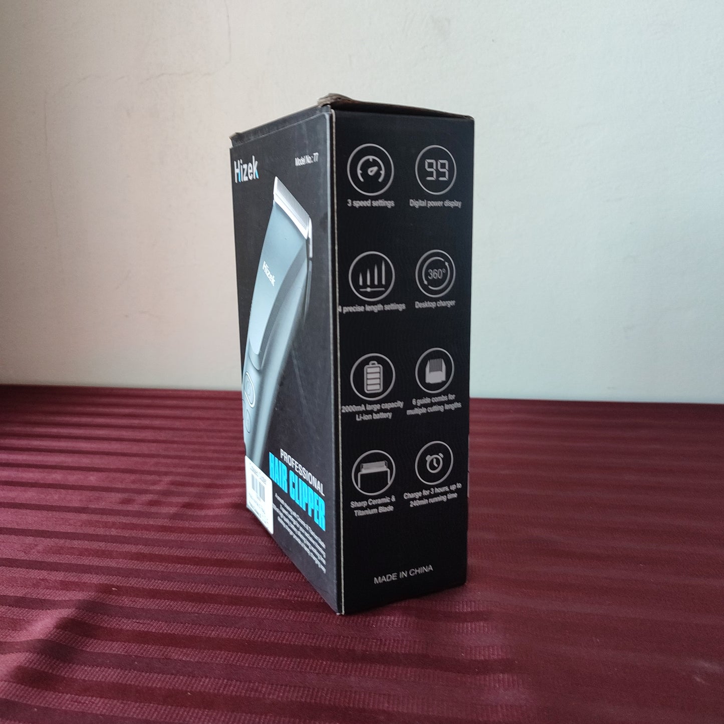 Máquina para cortar cabello inalámbrica - Hizek (Nuevo)