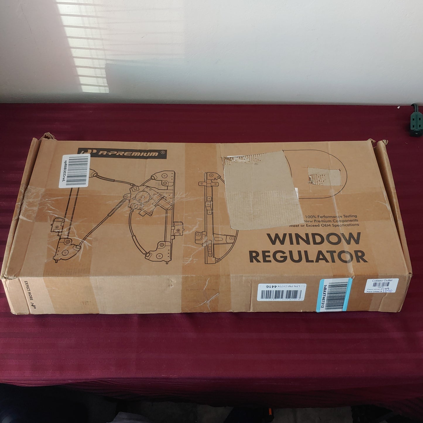 Motor de elevación de ventana delantero lado del conductor para Dodge Ram 2002-2010 - A-Premium (Nuevo, caja abierta)
