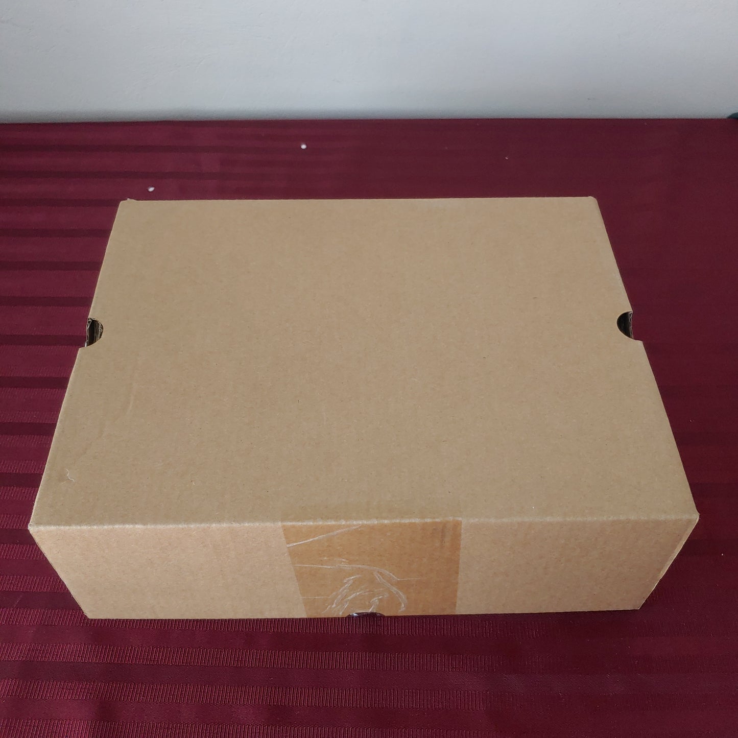 Zapatillas gamuza color marrón tacón de aguja talla 7 US (24 cm) - (Nuevo)
