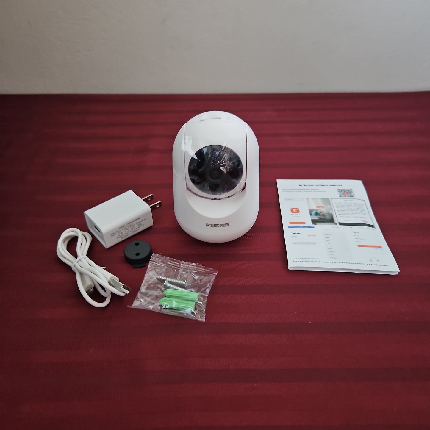 Cámara WiFi de seguridad con giro 3MP - Fuers (Nuevo)