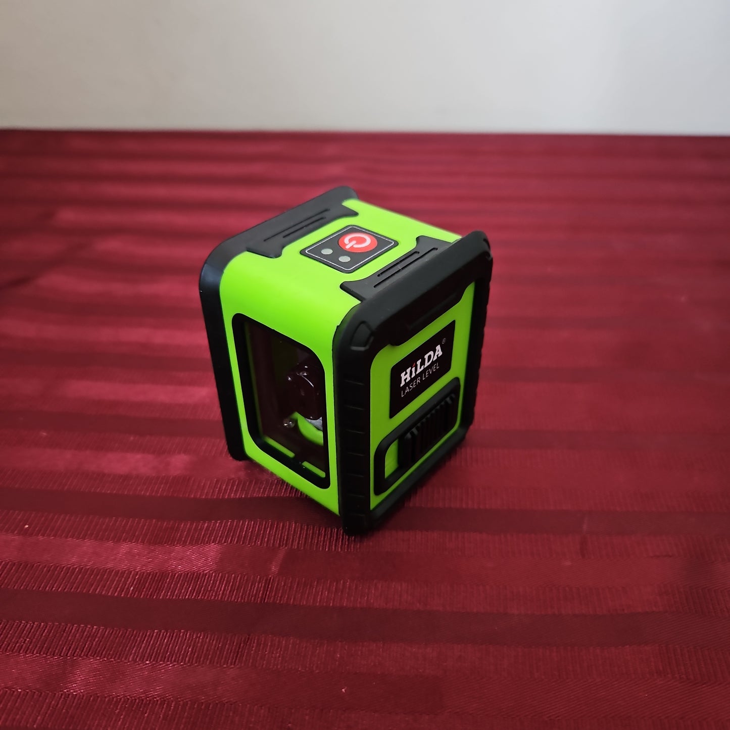 Nivel láser de línea verde cruzada 10 metros - Hilda (Nuevo, caja abierta)
