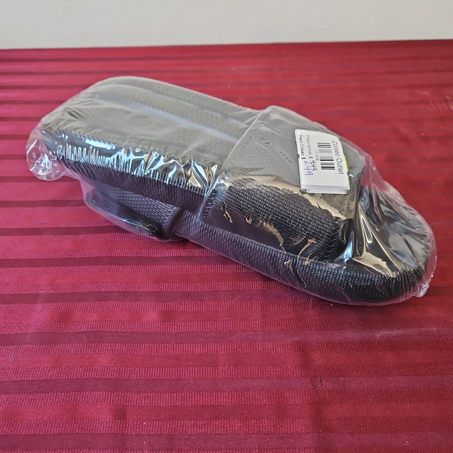 Sandalia tipo nube color negro, Mujer talla 7.5 US (Nuevo)