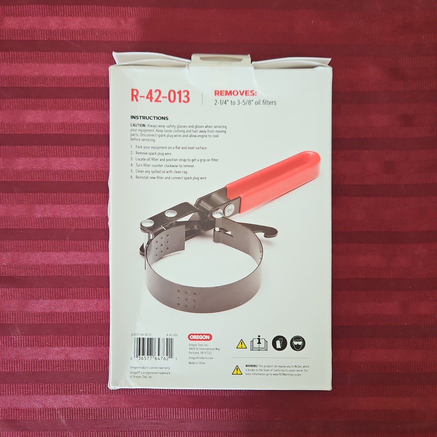 Quita filtros - Oregon (Nuevo, caja abierta)