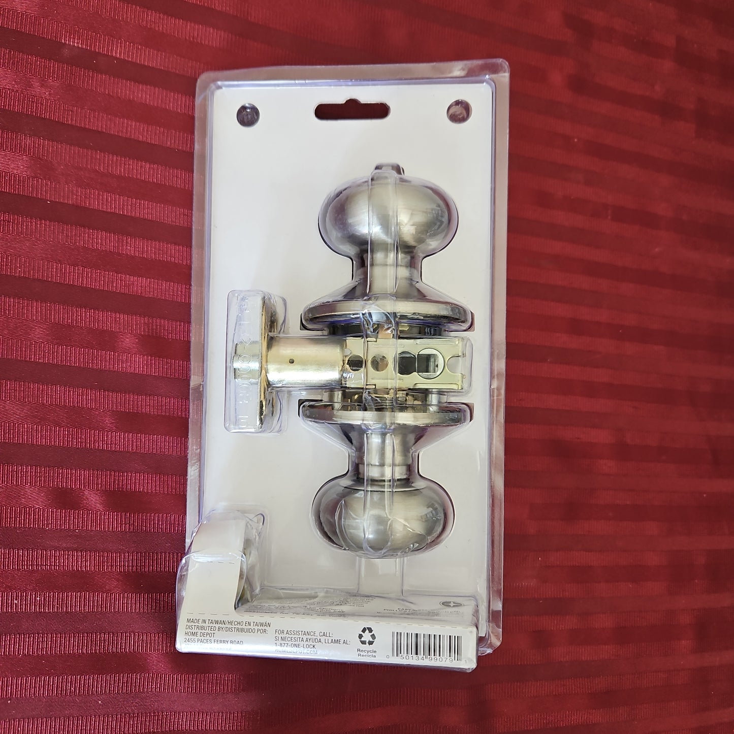 Perilla para puerta de entrada con llave - Defiant (Nuevo, empaque abierto)