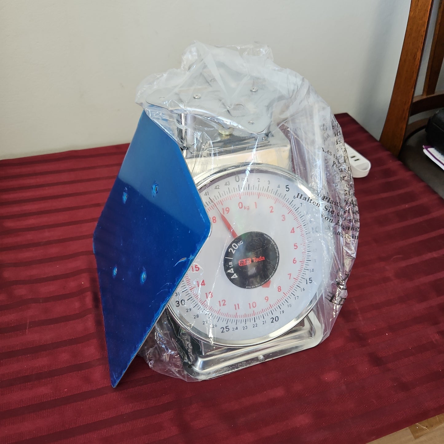 Báscula mecánica comercial de 20 Kg - Tada (Nuevo, caja abierta)