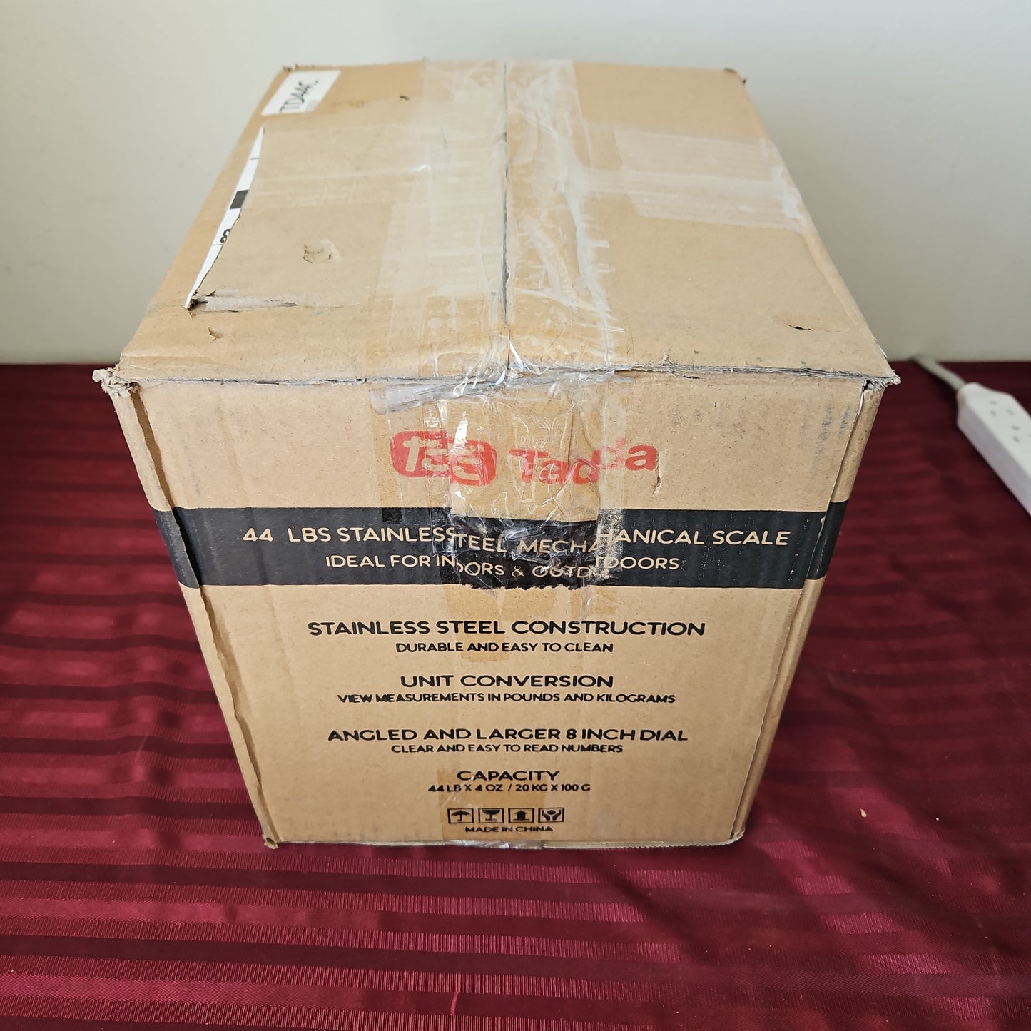 Báscula mecánica comercial de 20 Kg - Tada (Nuevo, caja abierta)