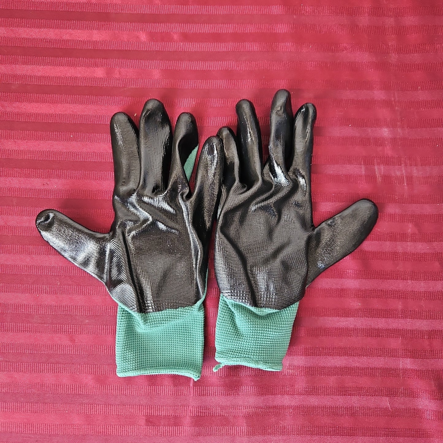 Par de guantes de trabajo de nitrilo (Talla L) - Firm Grip (Nuevo)