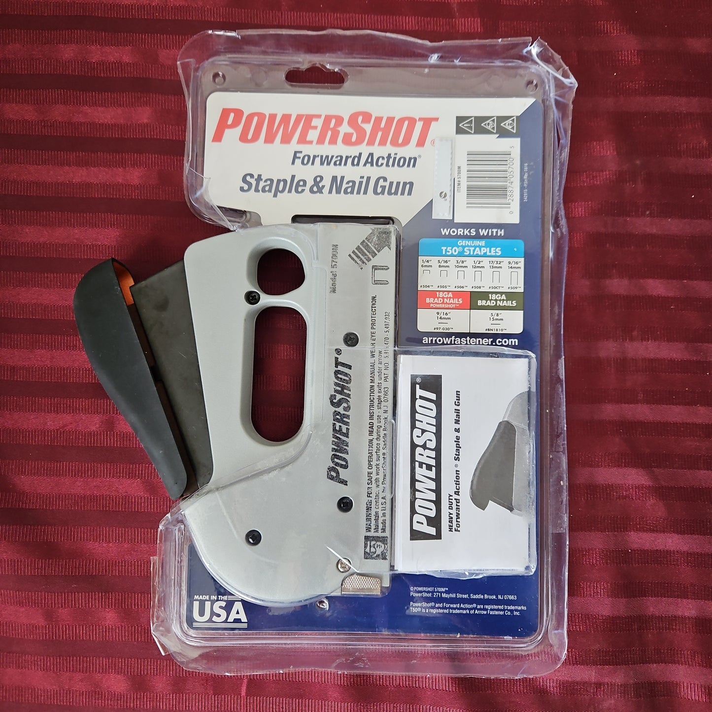 Engrapadora y clavadora de uso pesado - Arrow Fastener Powershot (Seminuevo)