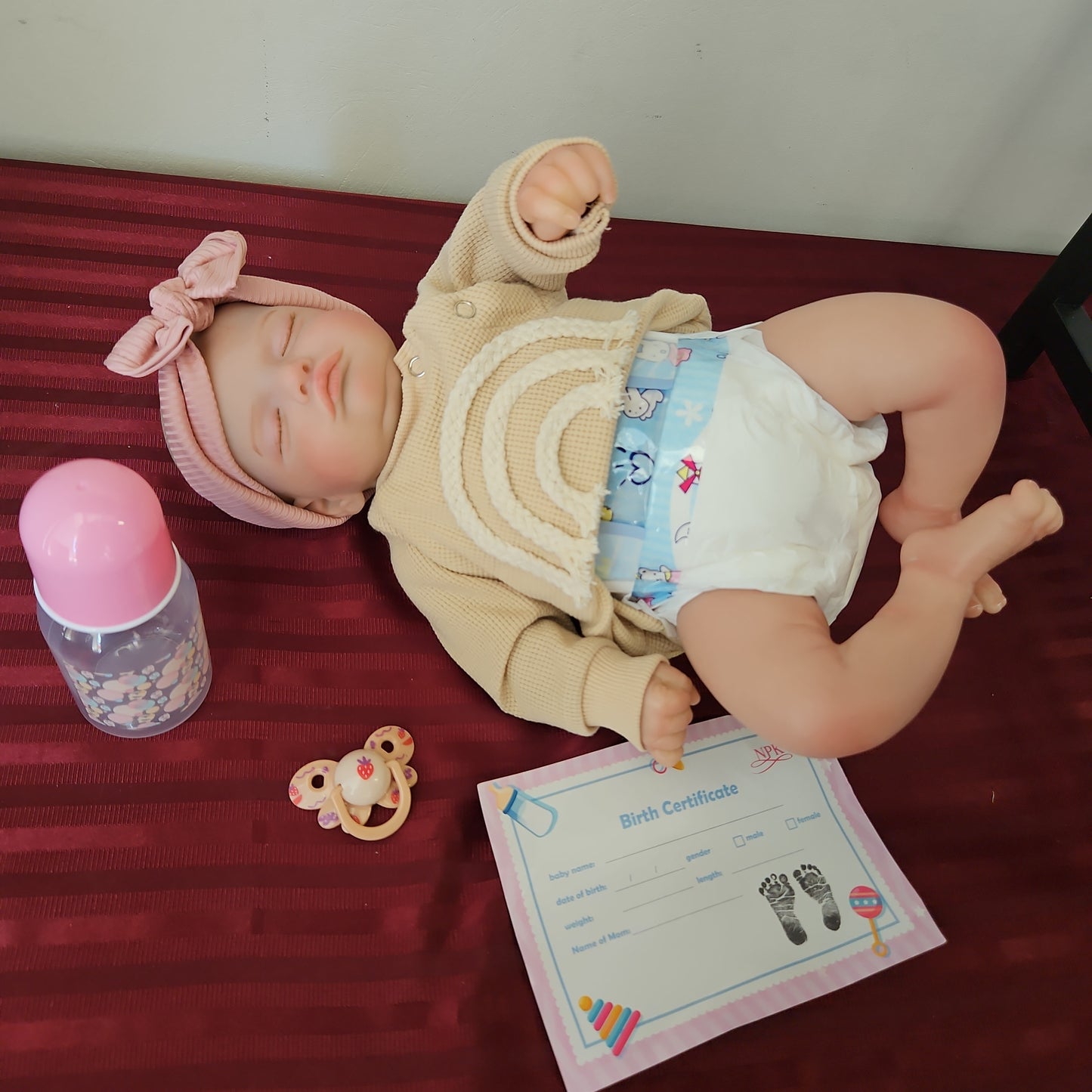Bebé Reborn niña cuerpo de tela (Nuevo)