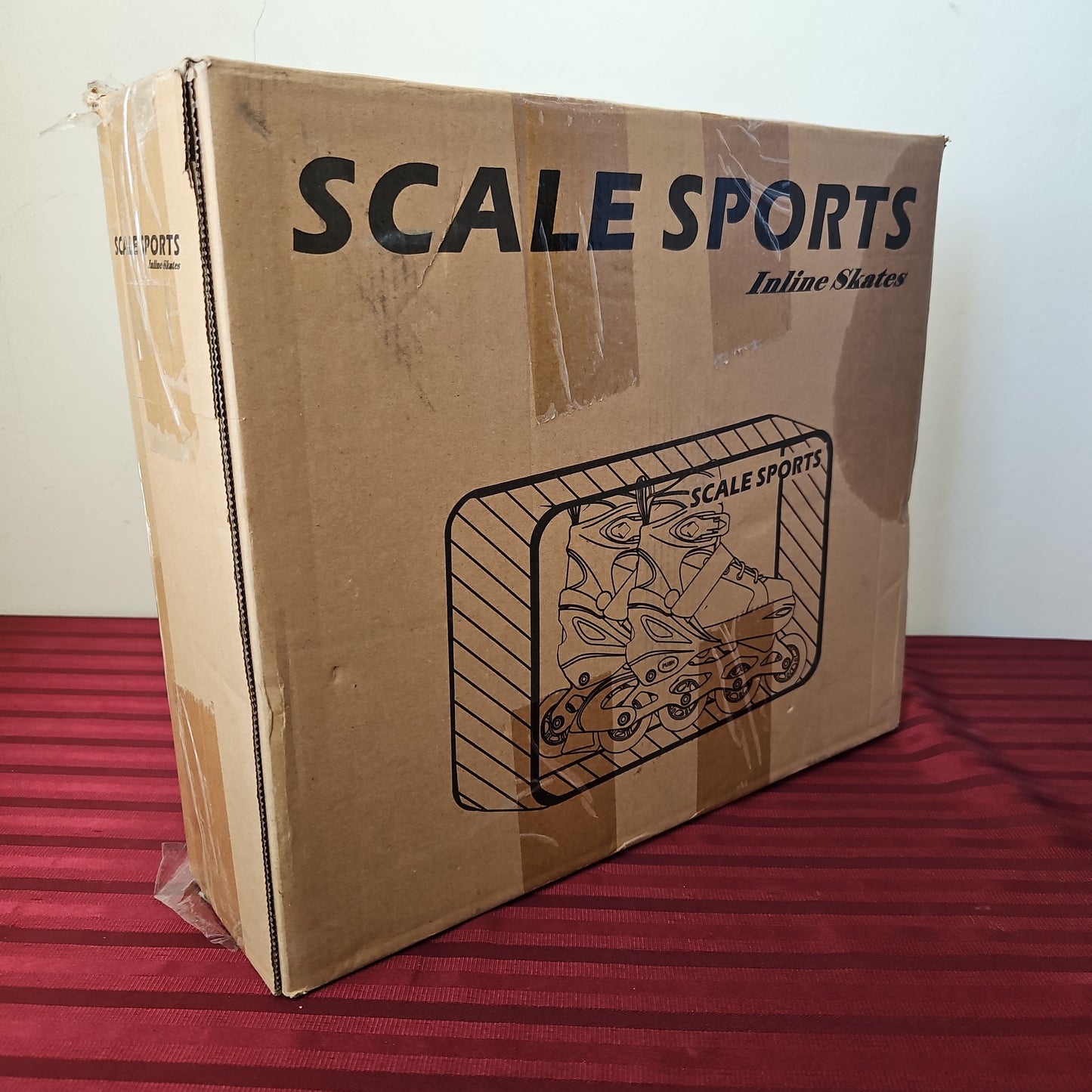 Patines ajustables para niña (Talla ajustable 20-21.5 cm largo del pie) - Scale Sports (Nuevo, caja abierta)
