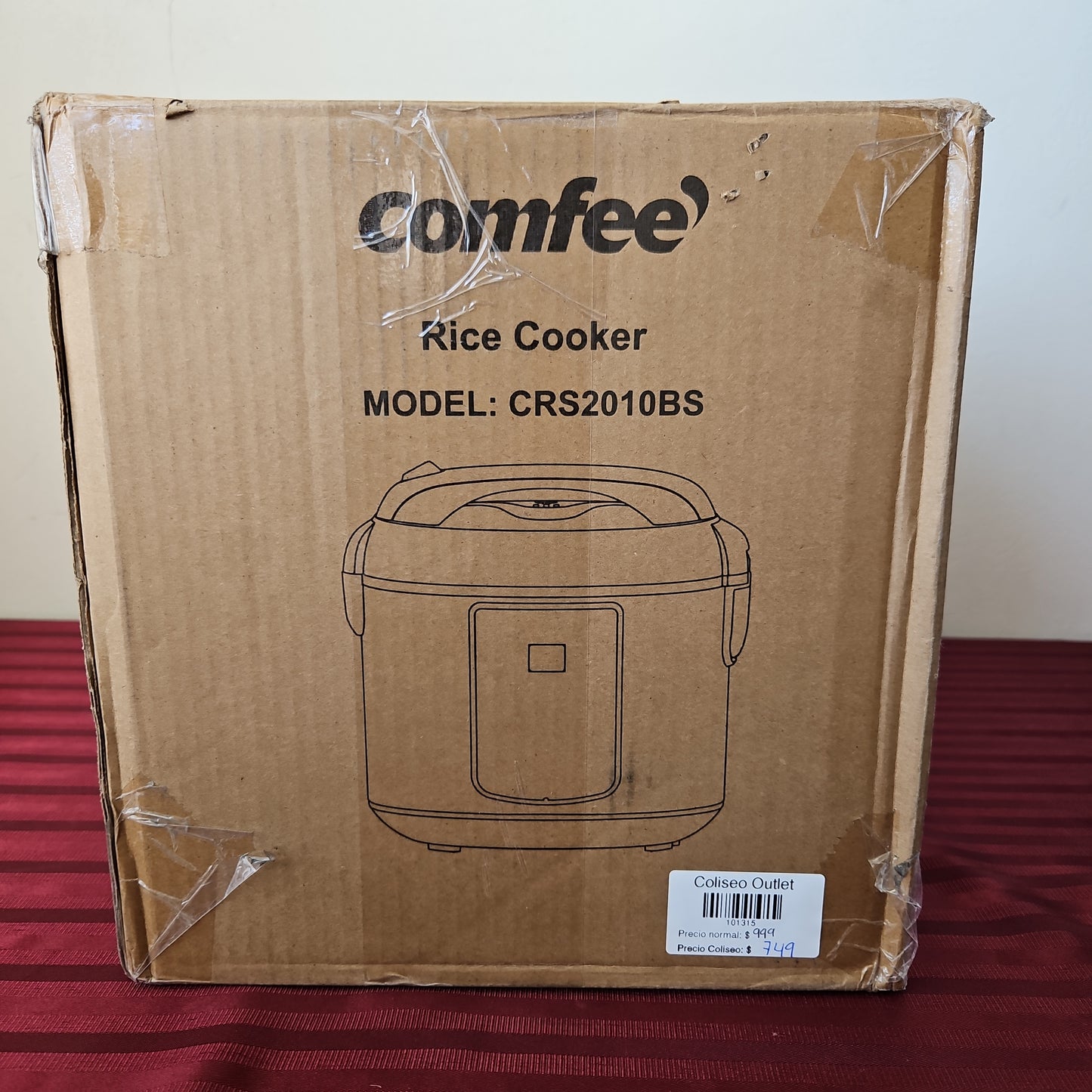 Arrocera digital multifuncional 8 tazas cocidas - Comfee (Nuevo, caja abierta)