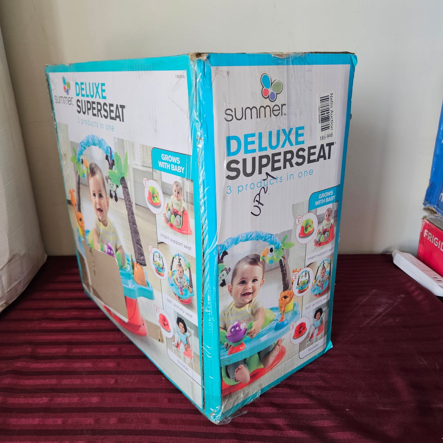 Silla con mesa para bebé 3 en 1 - Summer Deluxe Wild Safari (Nuevo, caja abierta)