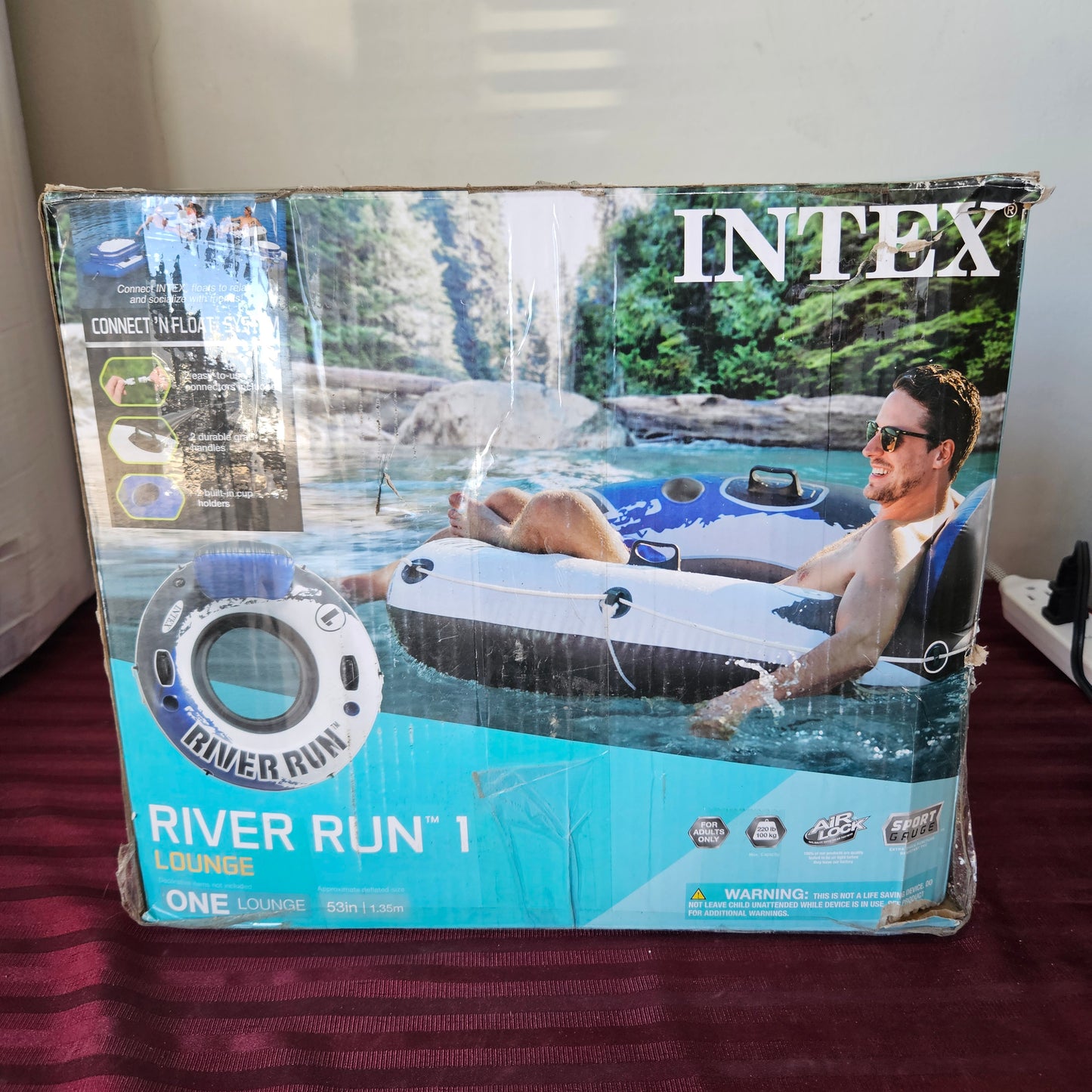 Flotador inflable para alberca - INTEX River Run 1 (Seminuevo, 1 solo uso)