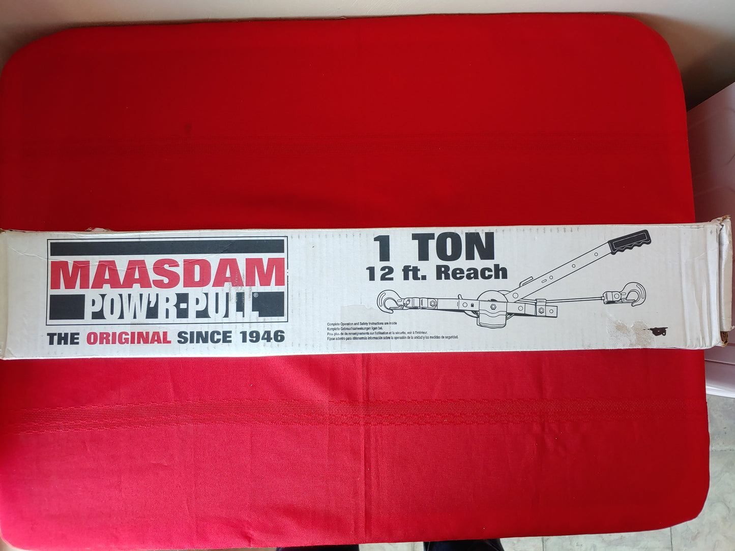 Malacate/cabrestante 3/4 de tonalada 6.7 metros - Maasdam Pow'r-Pull (Nuevo, caja abierta)