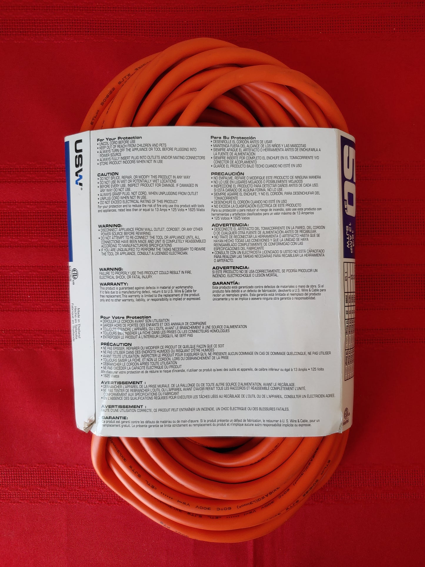 Extensión para interiores y exteriores de 15.24 m - USW (Nuevo)