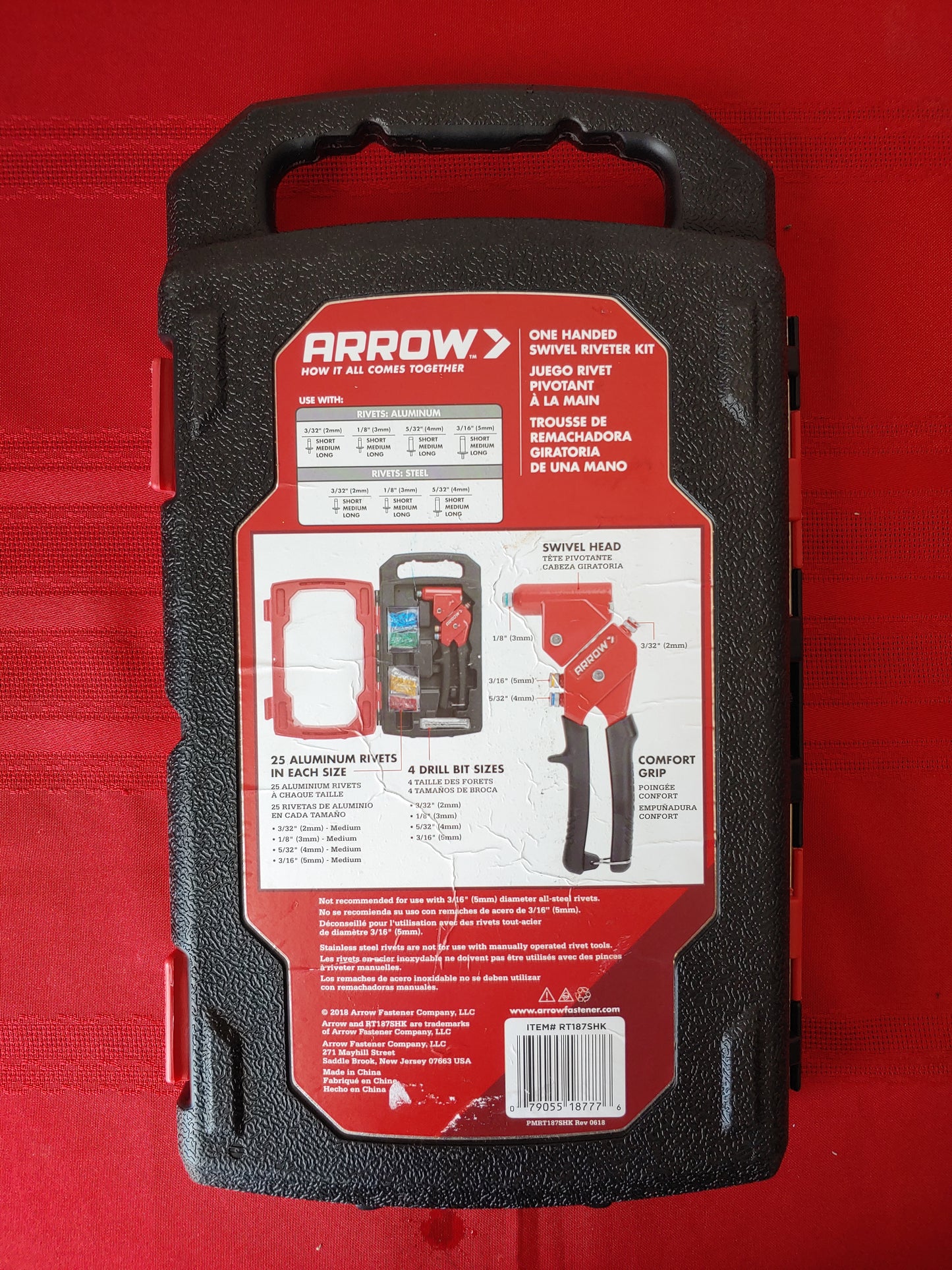 Remachadora giratoria de una mano - Arrow (Nuevo)
