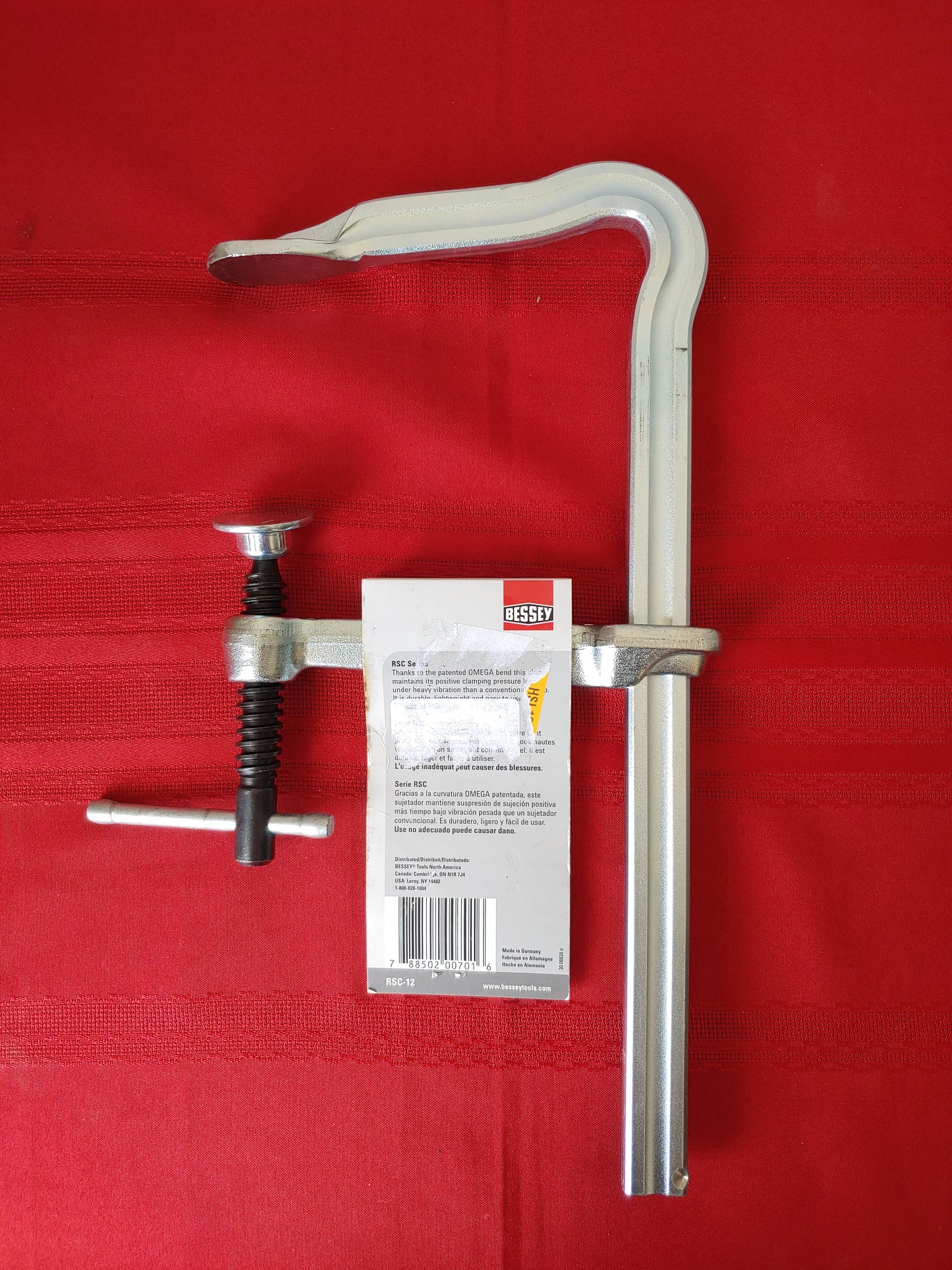 Prensa de acero 12" - Bessey (Nuevo)