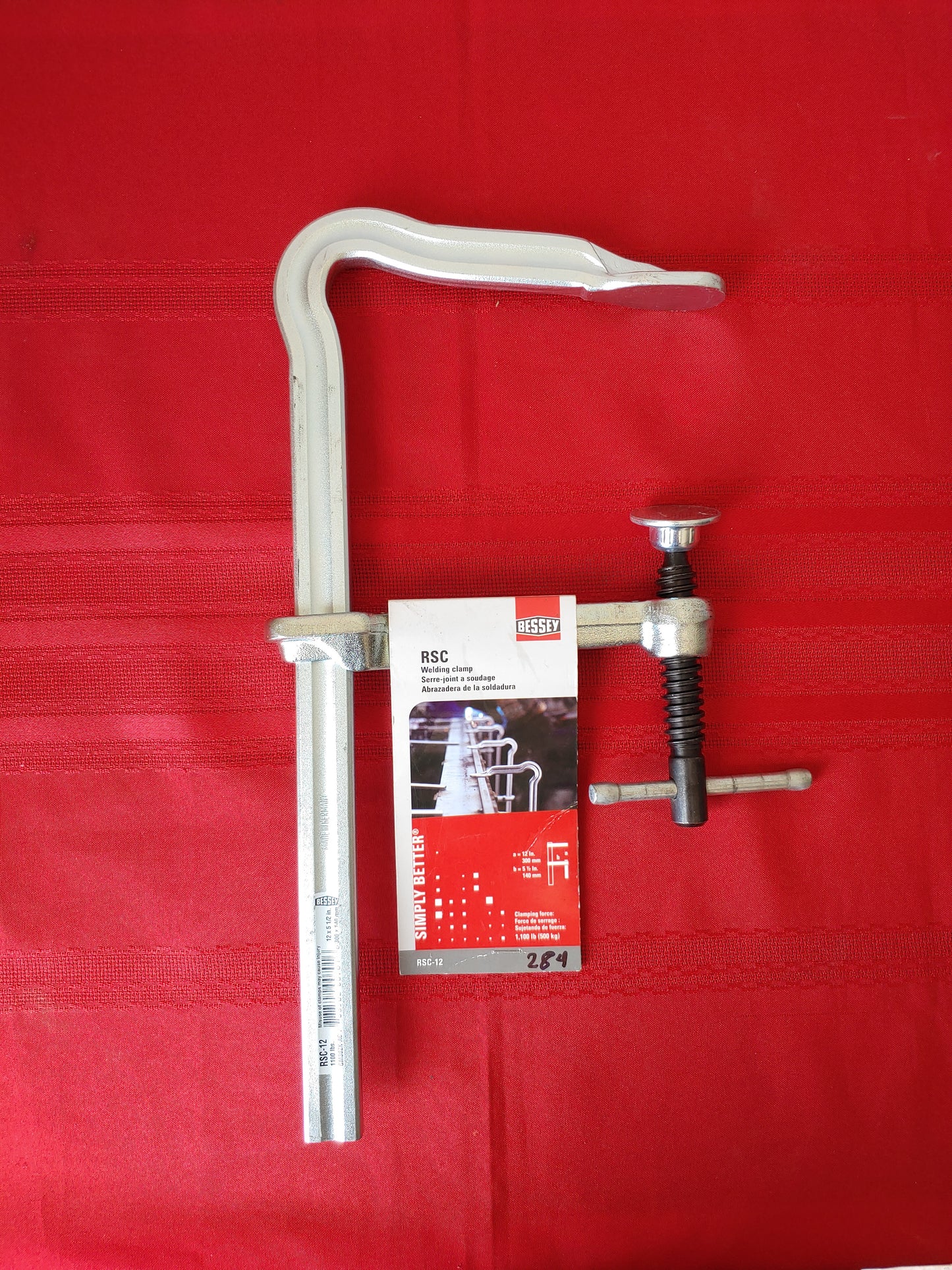 Prensa de acero 12" - Bessey (Nuevo)