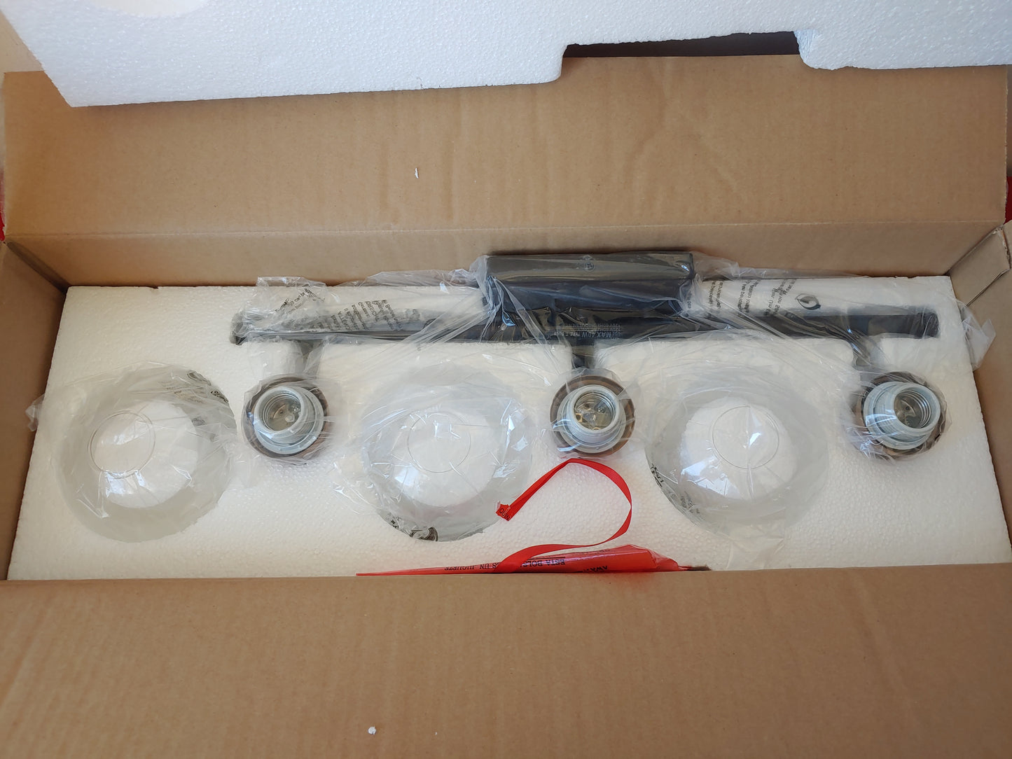 Lámpara de tocador de 3 luces - iHome Angel Collection (Nuevo, caja abierta)
