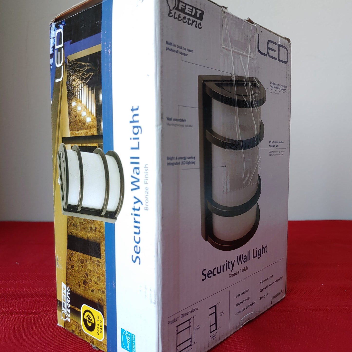 Lámpara de pared de seguridad LED para exteriores - FEIT Electric (Nuevo, caja abierta)