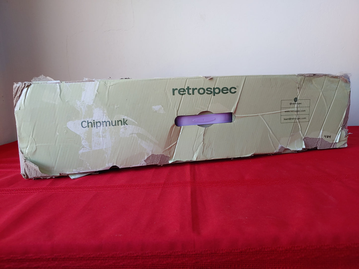 Scooter de 3 ruedas para niños color morado/rosa - Retrospec Chipmunk (Nuevo, caja abierta)