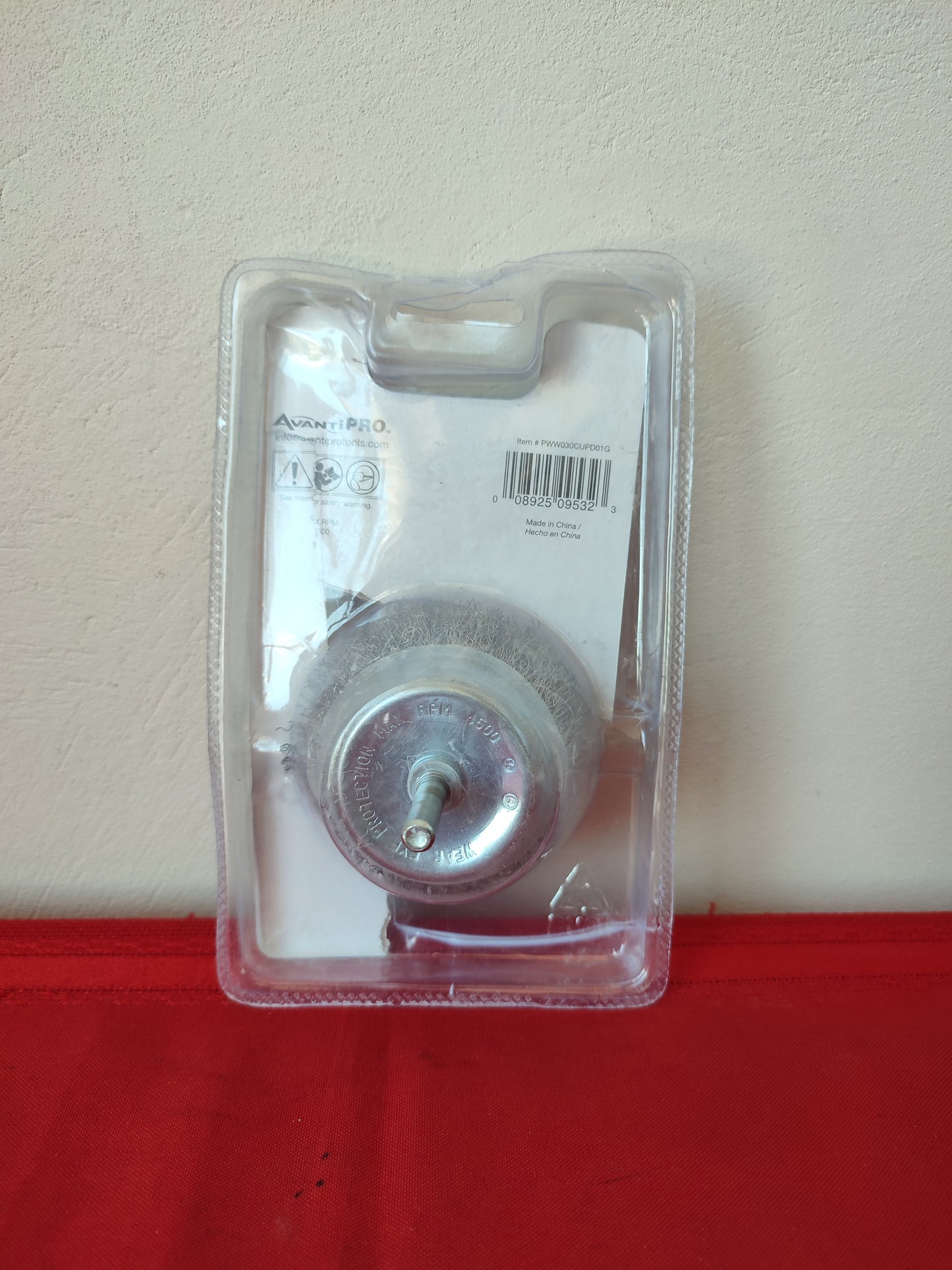 Cepillo de alambre 3" para taladro - Avanti Pro (Nuevo, empaque abierto)
