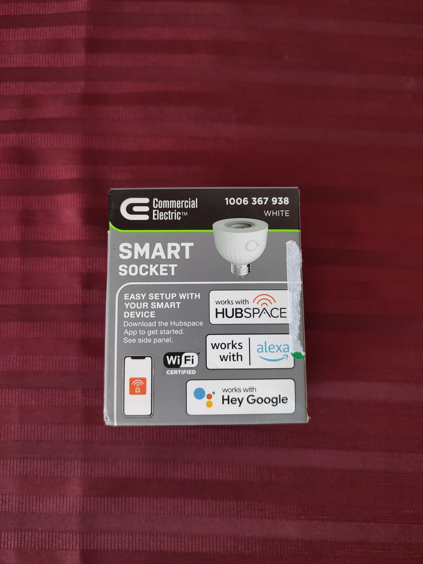 Socket inteligente - Commercial Electric (Nuevo, caja abierta)