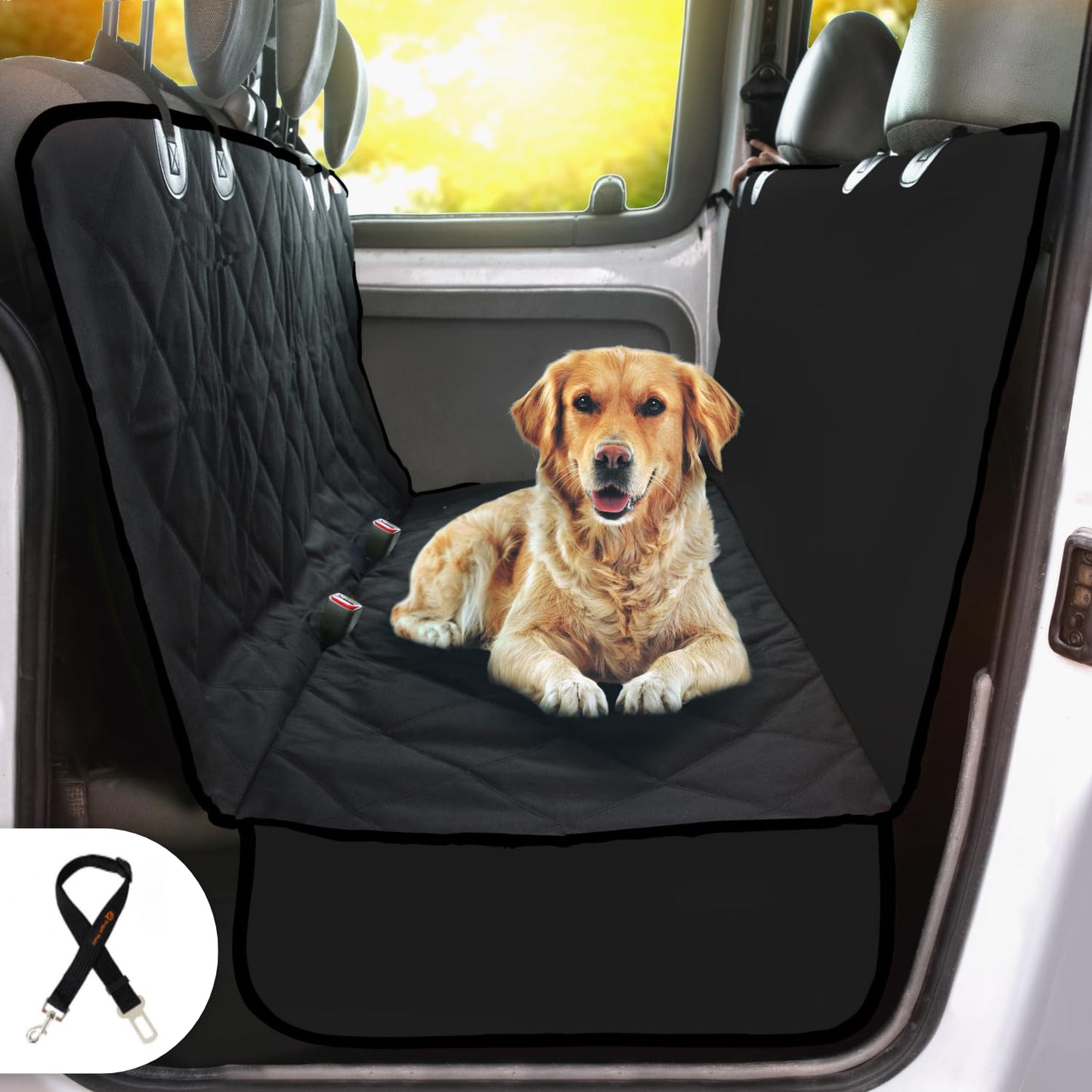 Funda de asiento impermeable para carro para perro XL - Doggie World (Nuevo)