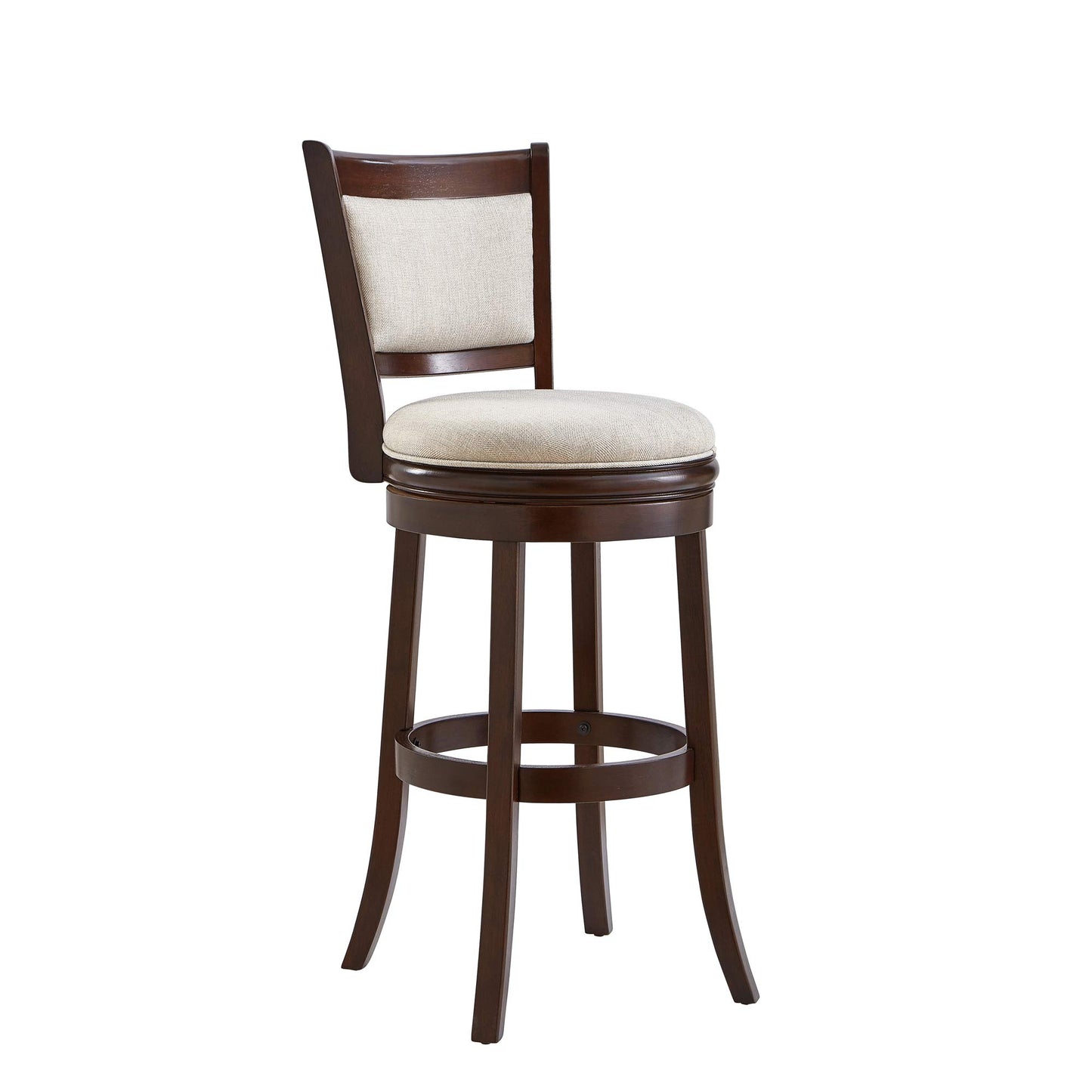 Banco de madera giratorio color capuchino con blanco - Ball & Cast (Nuevo)