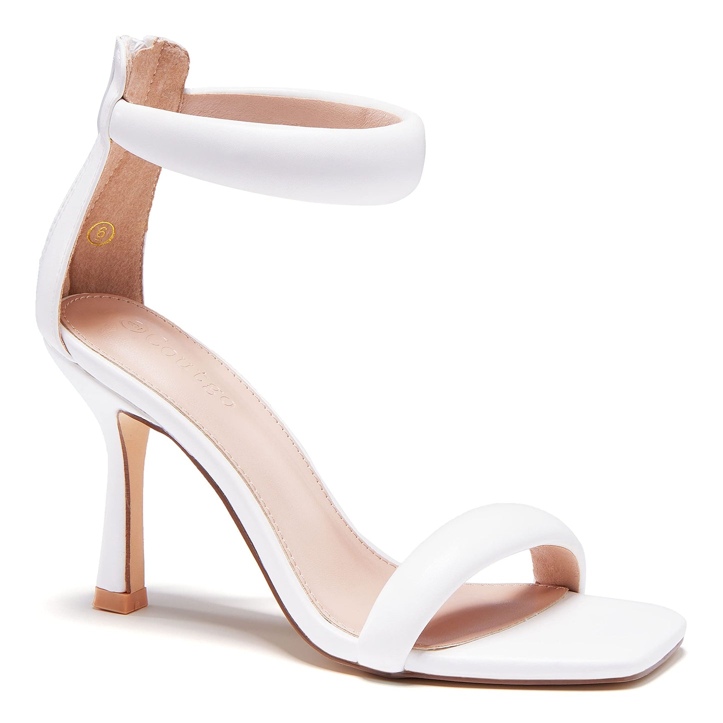 Zapatillas color blanco talla 8 1/2 US (25.5cm) - Coutgo (Nuevo)