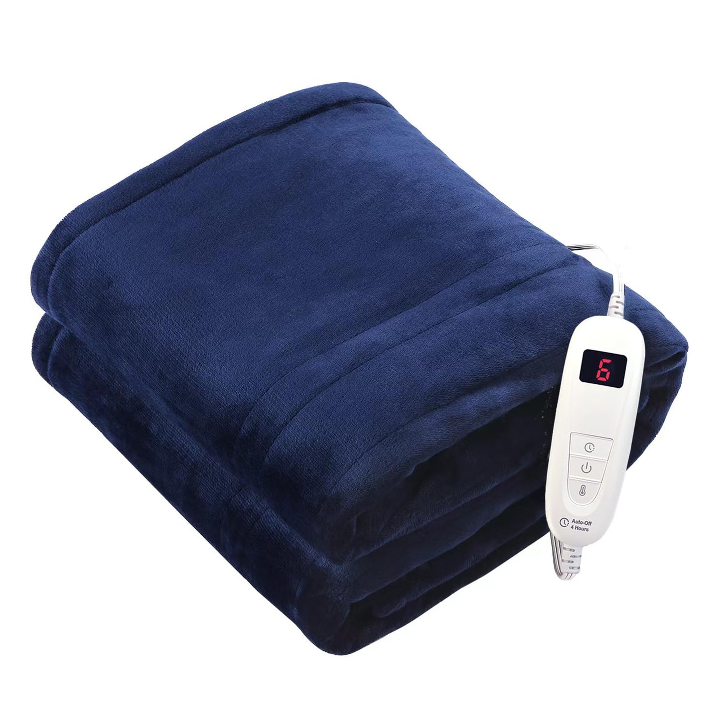 Manta térmica eléctrica color azul individual (50"x60") -Tefici (Nuevo, caja abierta)