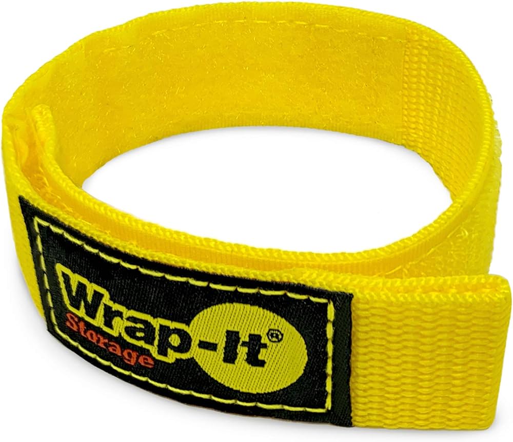 Juego de 3 sujetadores 12" con velcro - Wrap-it Storage (Nuevo)