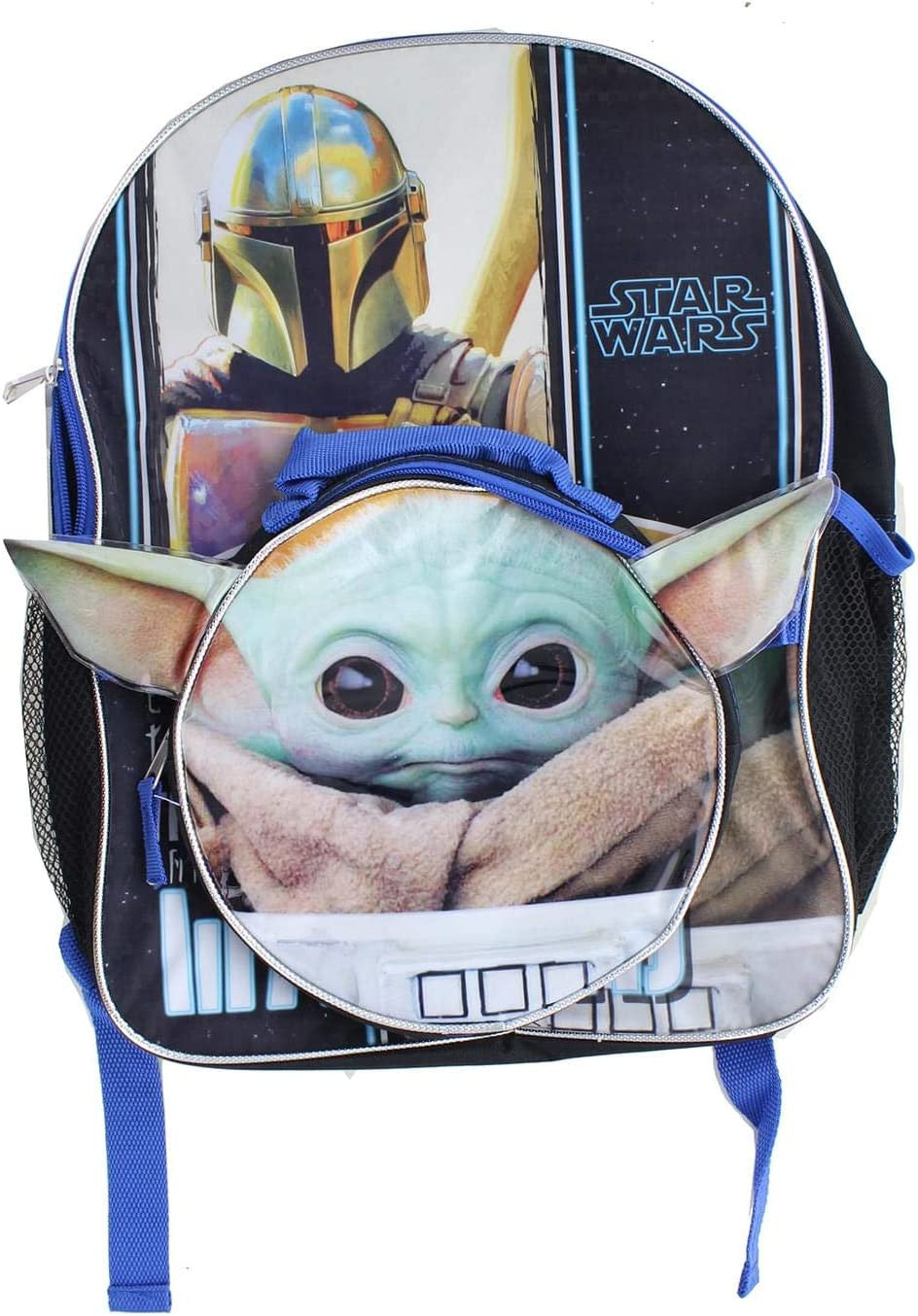 Mochila para niños con lonchera - Star Wars The Mandalorian (Nuevo)