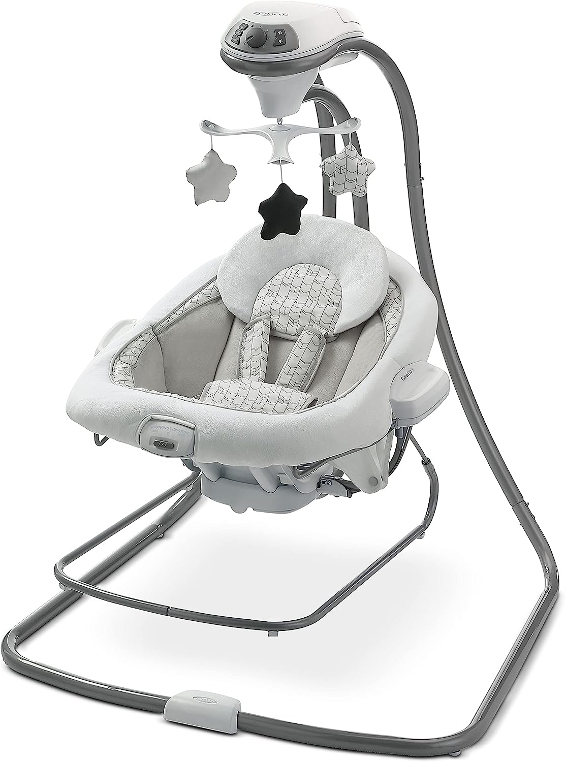 Portabebé y columpio mecedor automático 2 en 1 - Graco DuetConnect LX (Nuevo, caja abierta)