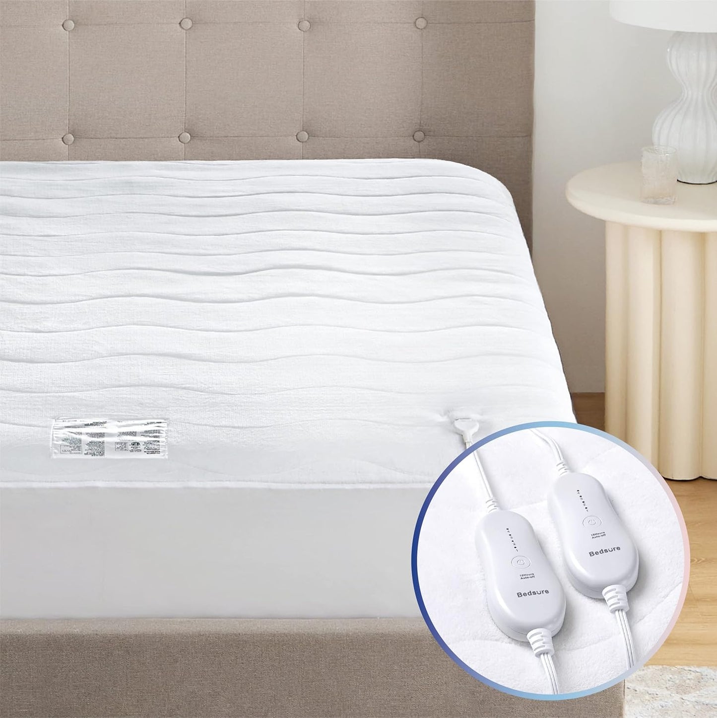 Protector de colchón térmico eléctrico tamaño King - Dowin (Nuevo)