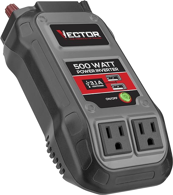 Inversor de corriente de 500 W - Vector (Nuevo, caja abierta)