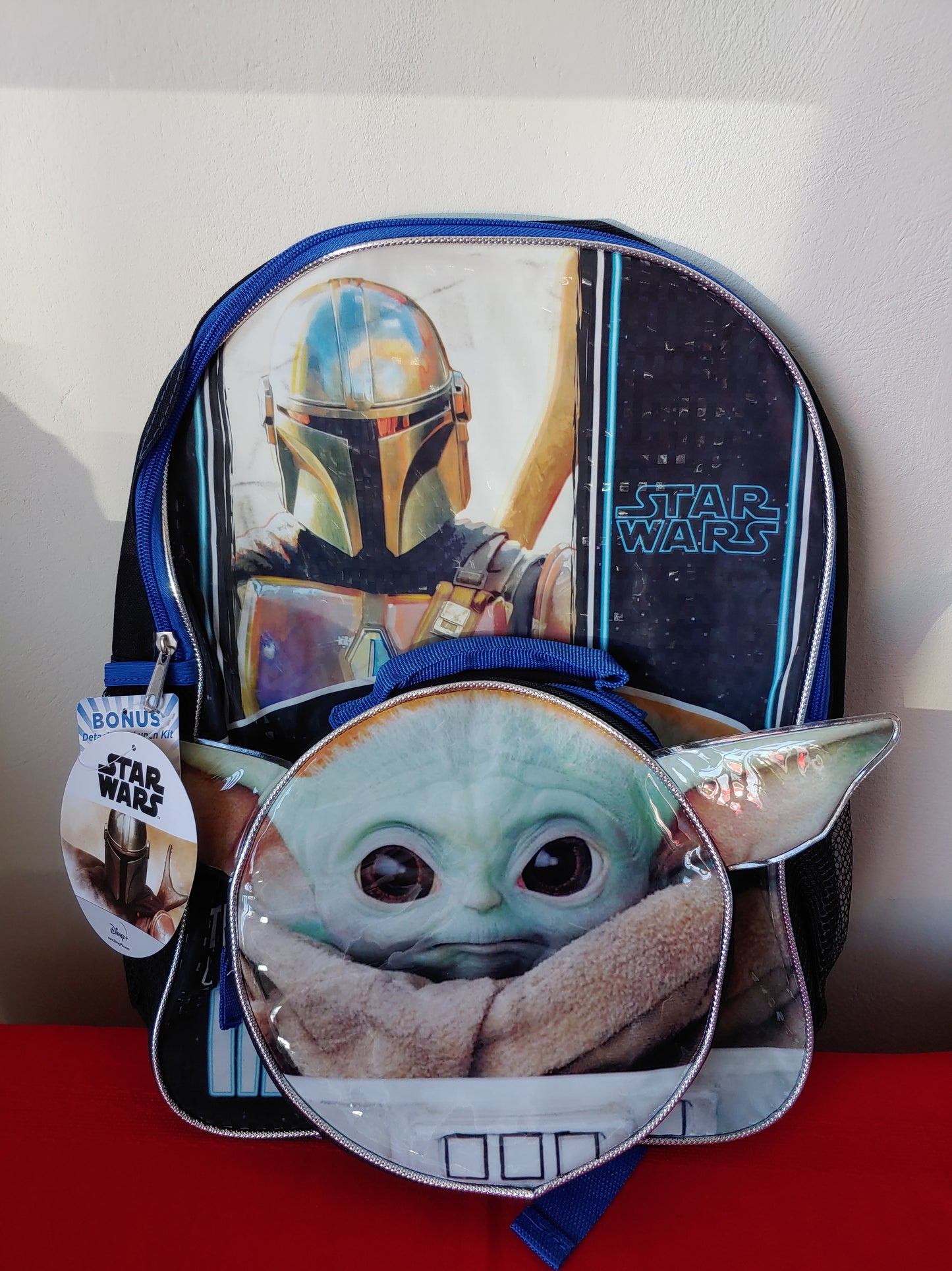Mochila para niños con lonchera - Star Wars The Mandalorian (Nuevo)