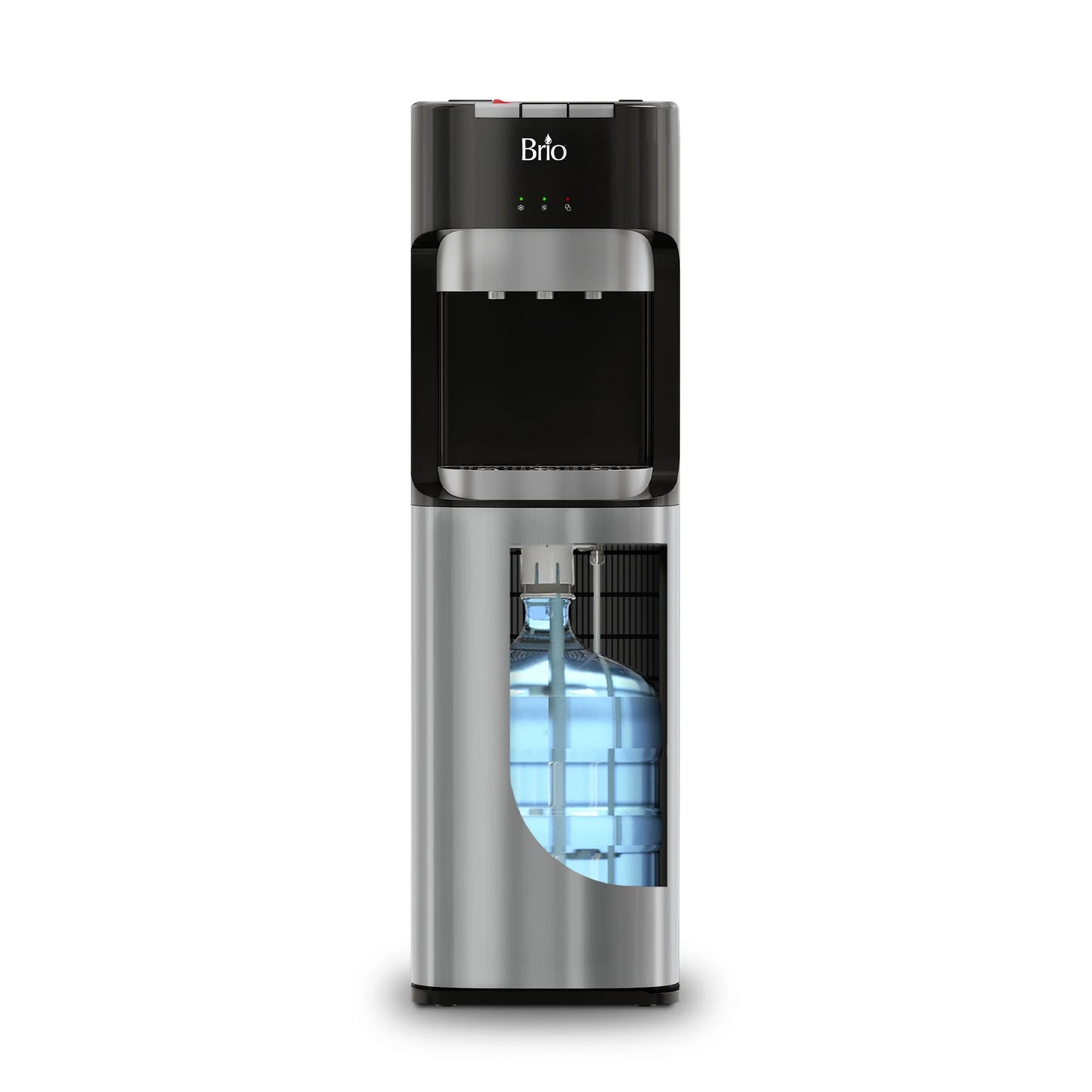 Enfriador/Dispensador de agua de carga inferior de acero inoxidable - Brío (Nuevo, sin caja)