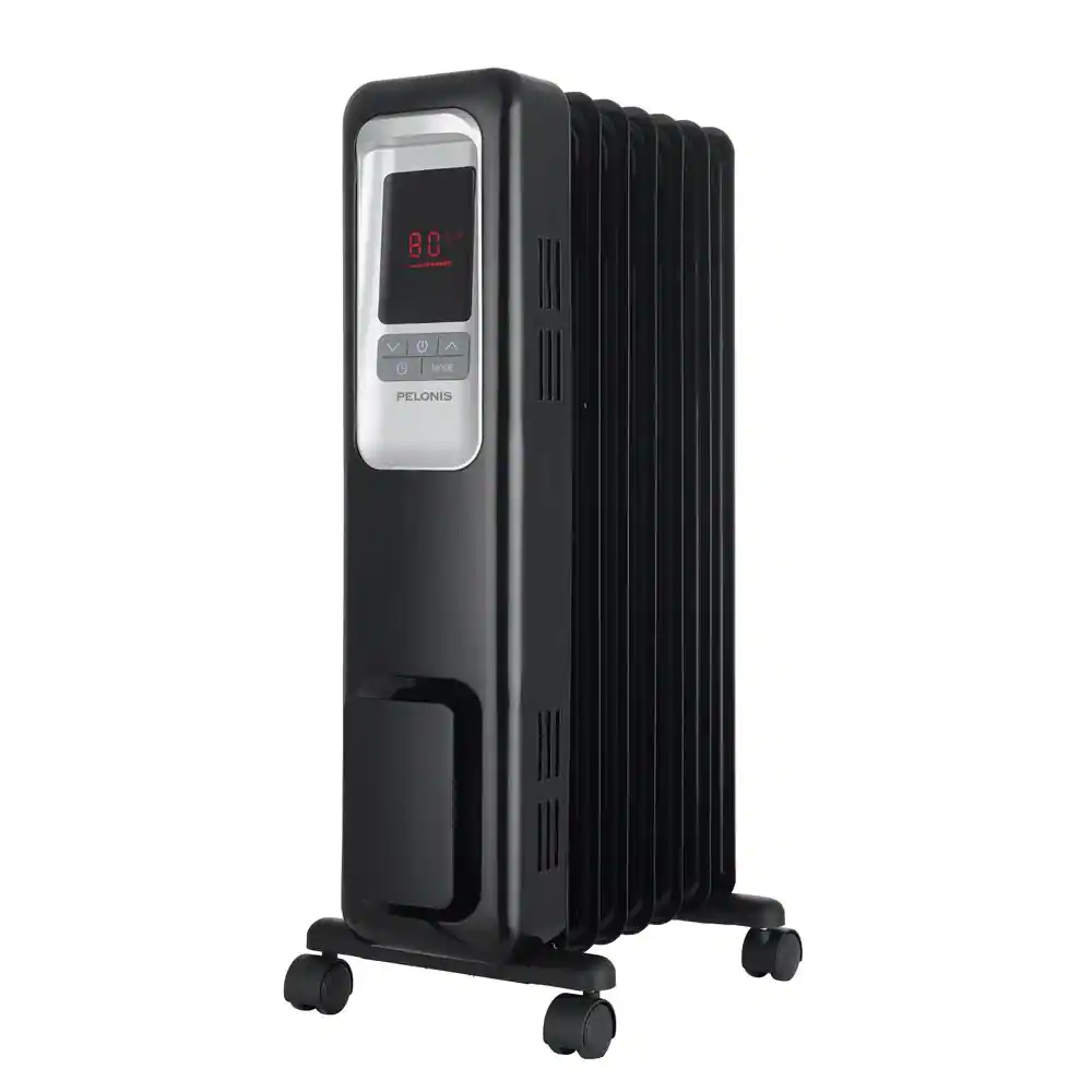 Calefactor radiante de aceite digital color negro - Pelonis (Nuevo, pequeño detalle estético)