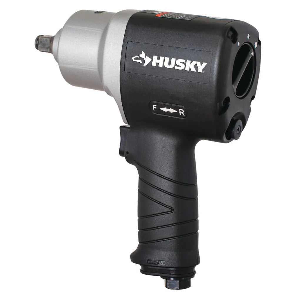 Llave de impacto neumática 1/2", 800 libras/pie - Husky (Nuevo, caja abierta)