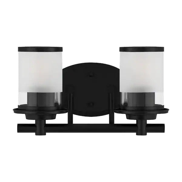 Lámpara de tocador de 2 luces - Hampton Bay Truitt (Nuevo, caja abierta)