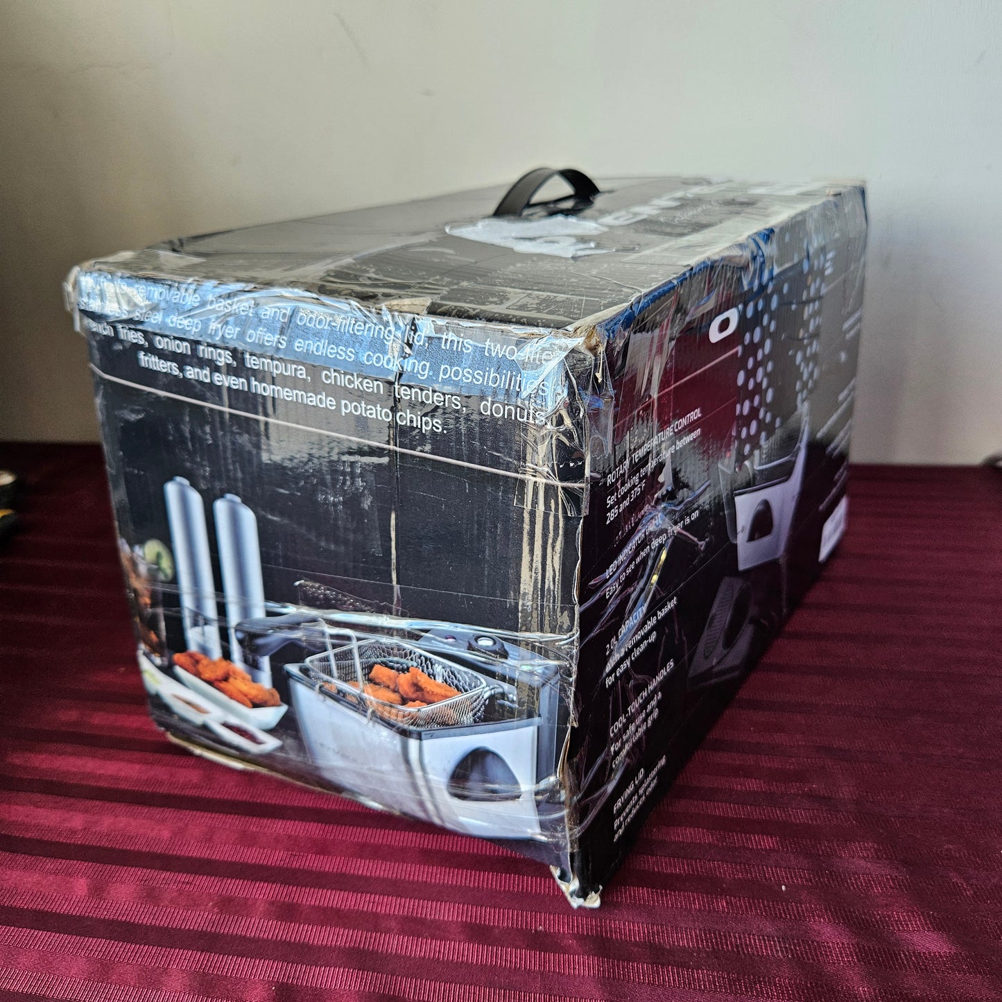 Freidora de aceite de 2 litros de acero inoxidable - OVENTE (Nuevo, caja abierta)