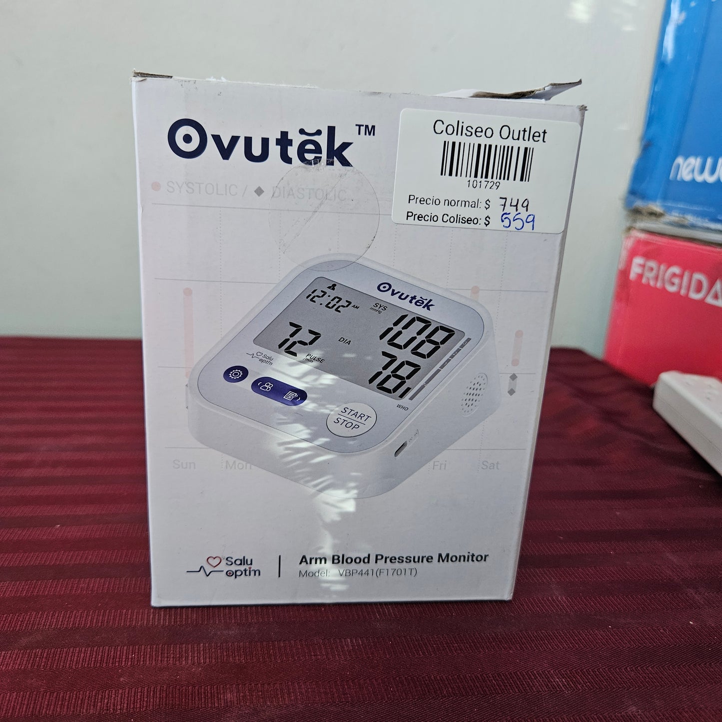 Baumanómetro digital de brazo - Ovutek (Nuevo)