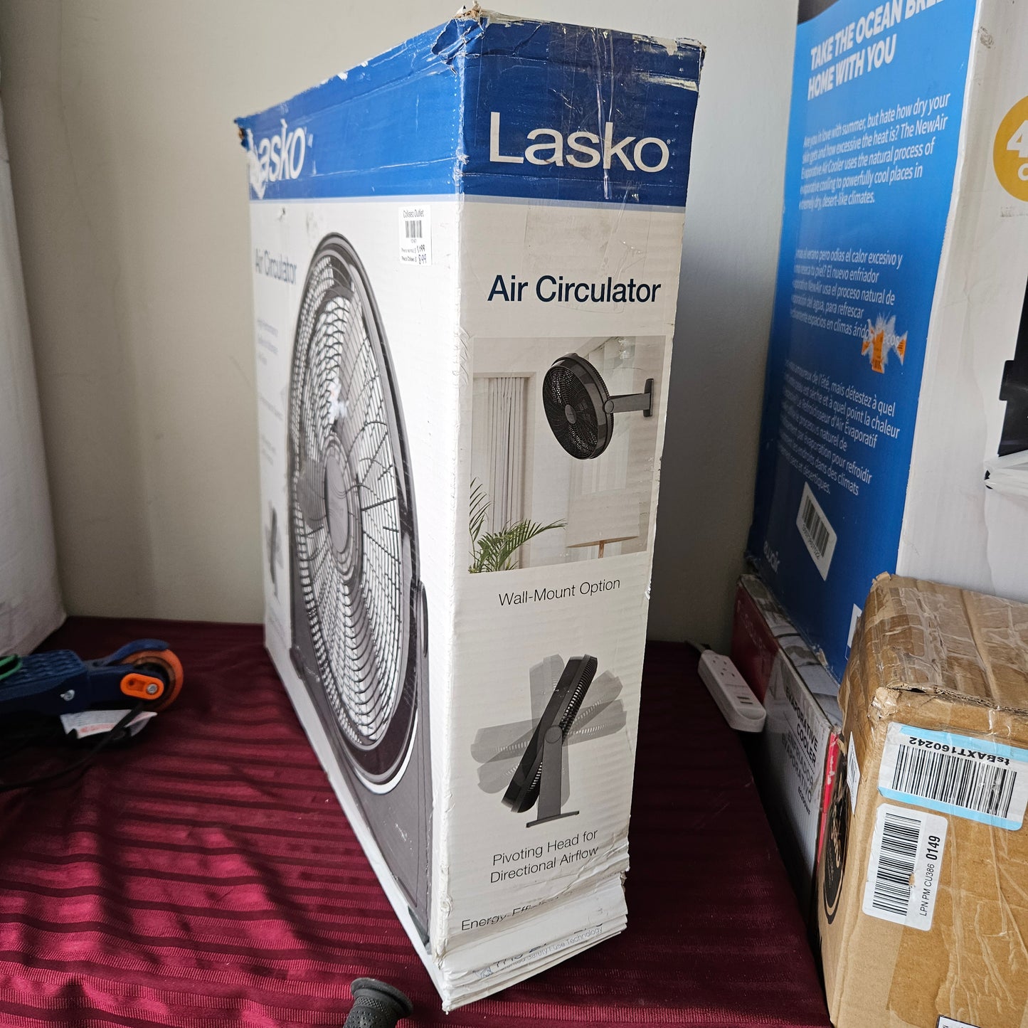 Ventilador de circulación de aire 20" - Lasko (Nuevo, caja abierta)