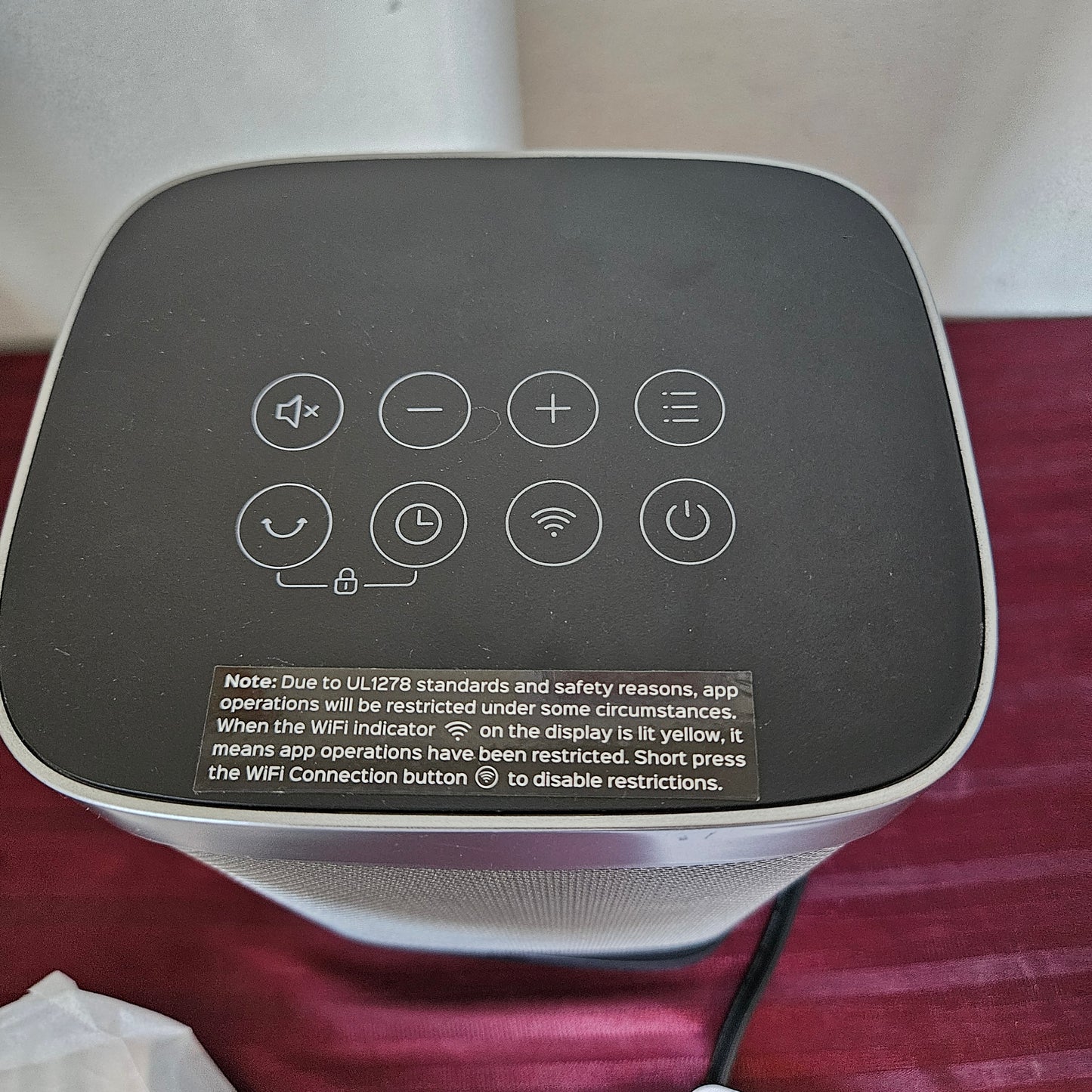Calefactor de cerámica eléctrico digital portátil PTC oscilante - DREO (Nuevo, caja abierta)