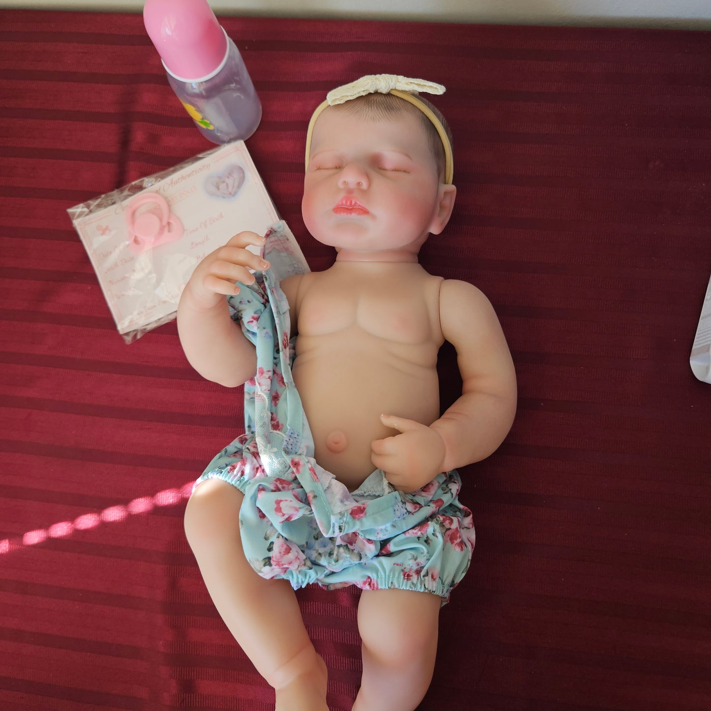 Bebé Reborn niña cuerpo completo de vinilo siliconado (Nuevo)