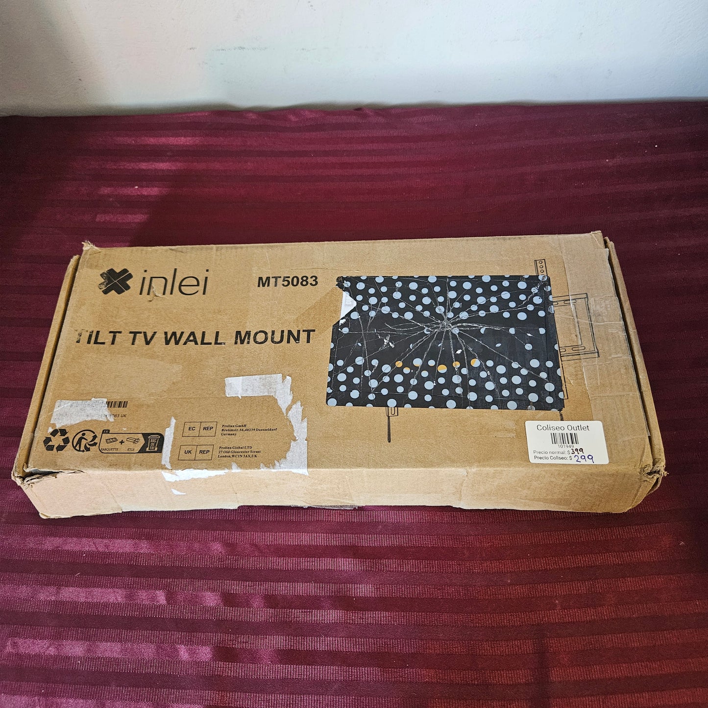 Soporte universal para televisión de 37" - 82" - Xinlei (Nuevo, caja abierta)
