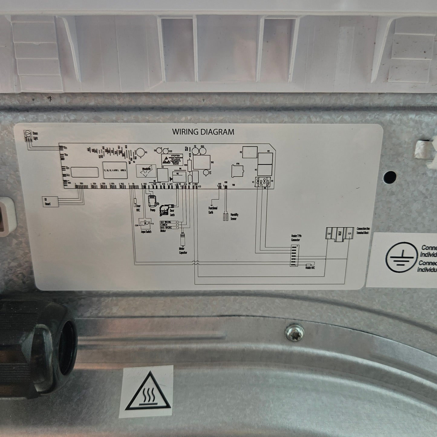 Secadora compacta eléctrica con sensor inteligente 220 V, 4 pies cúbicos - Kenmore (Nuevo, caja abierta)