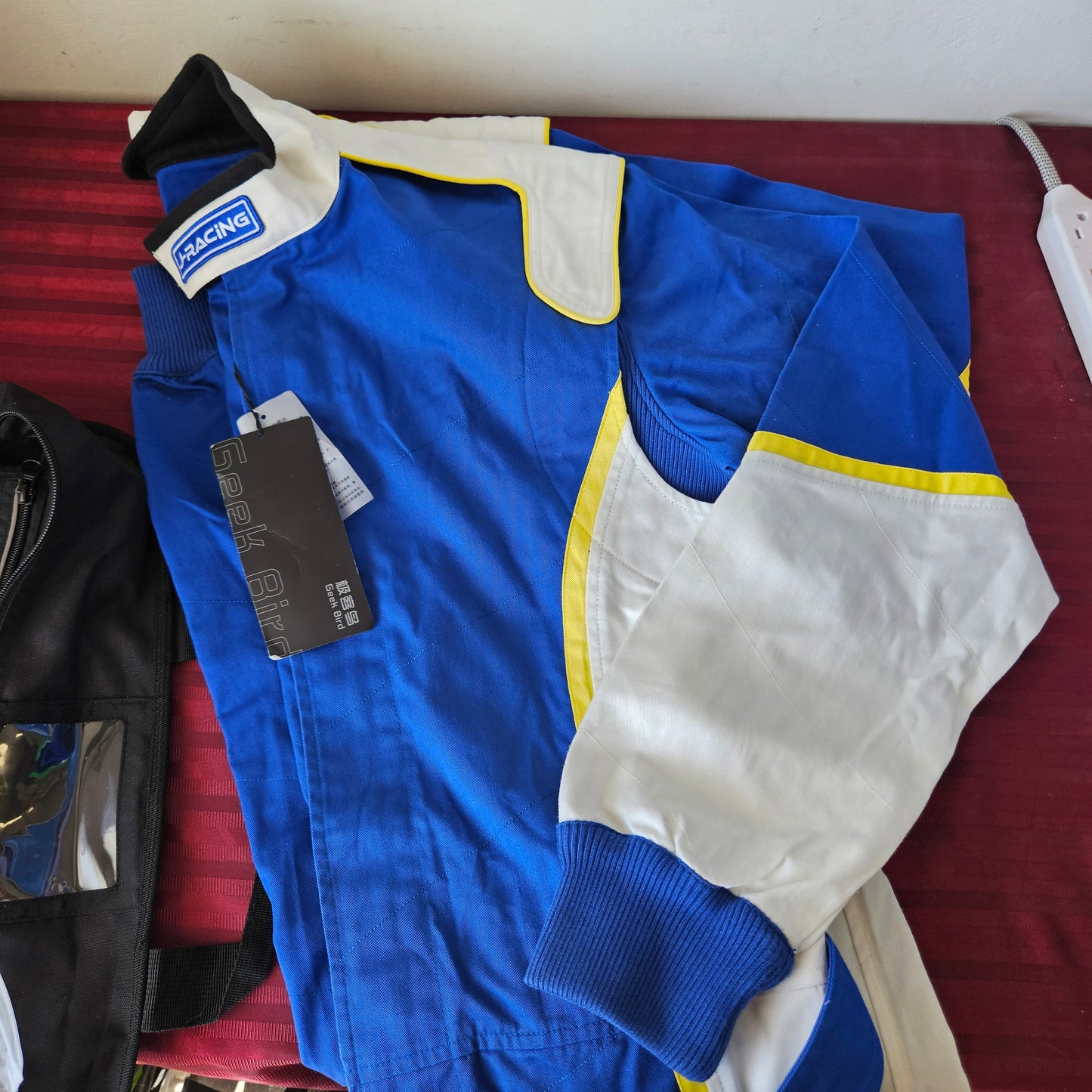 Traje de carreras profesional, SFI Rating, Talla L - J-Racing (Nuevo, empaque abierto)
