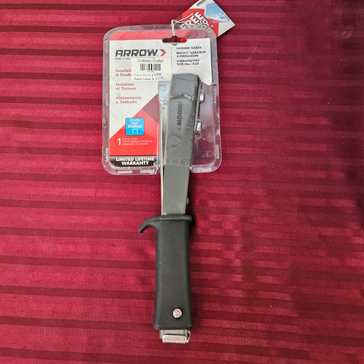Engrapadora tipo martillo - Arrow (Nuevo, empaque abierto)